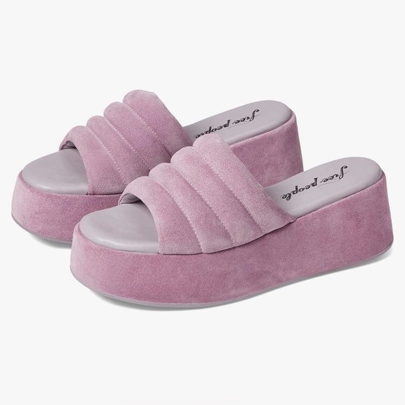 Free People Shoes - NIB Free People Almost Paradise Platform Sandals Orchid Size 40